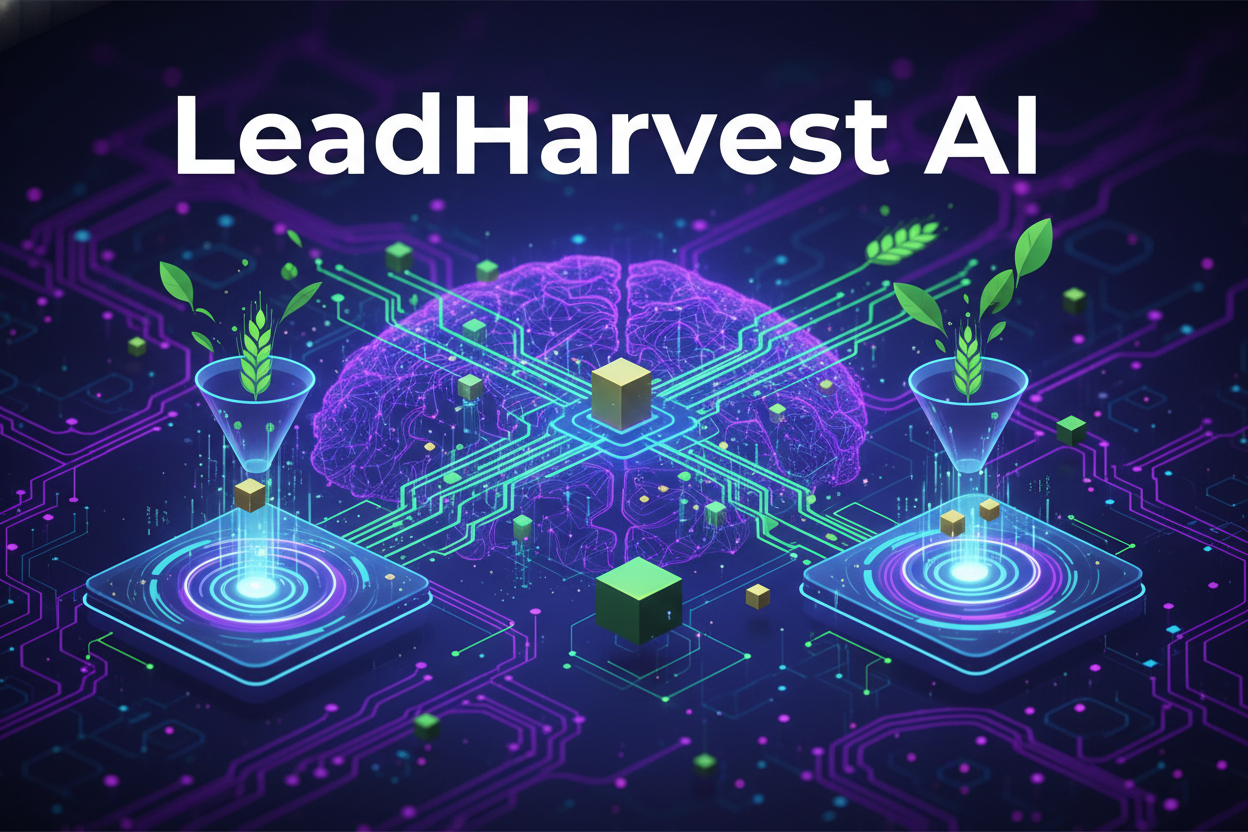 use "leadharvest  ai" as the name in the image 
and use leadgenerating as lead preferences